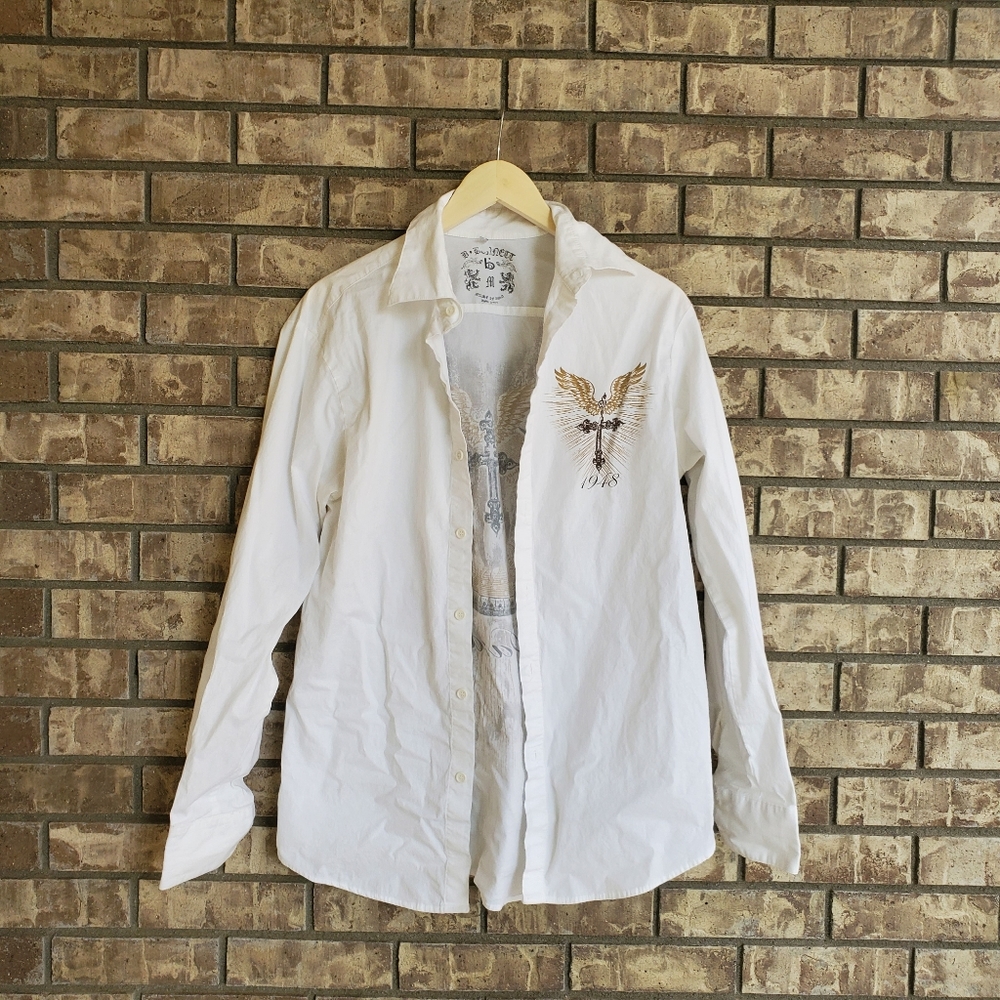 B. Bennett men's button down casual shirt usa - Picture 1 of 12